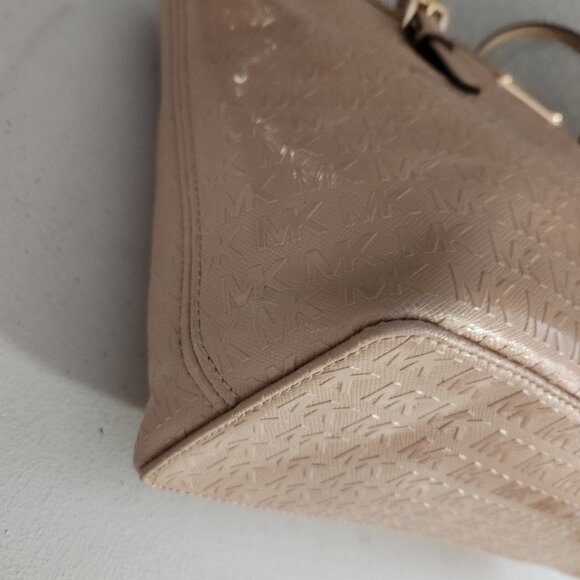 Nwot Michael Kors Jet Set Beige Tote Shoulder Bag Purse - Picture 12 of 15